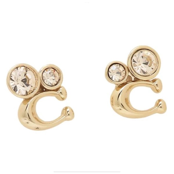 ✨ ✨ Coach signature earrings C9450 - Picture 2 of 2